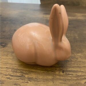 Vintage Pink Ceramic Bunny